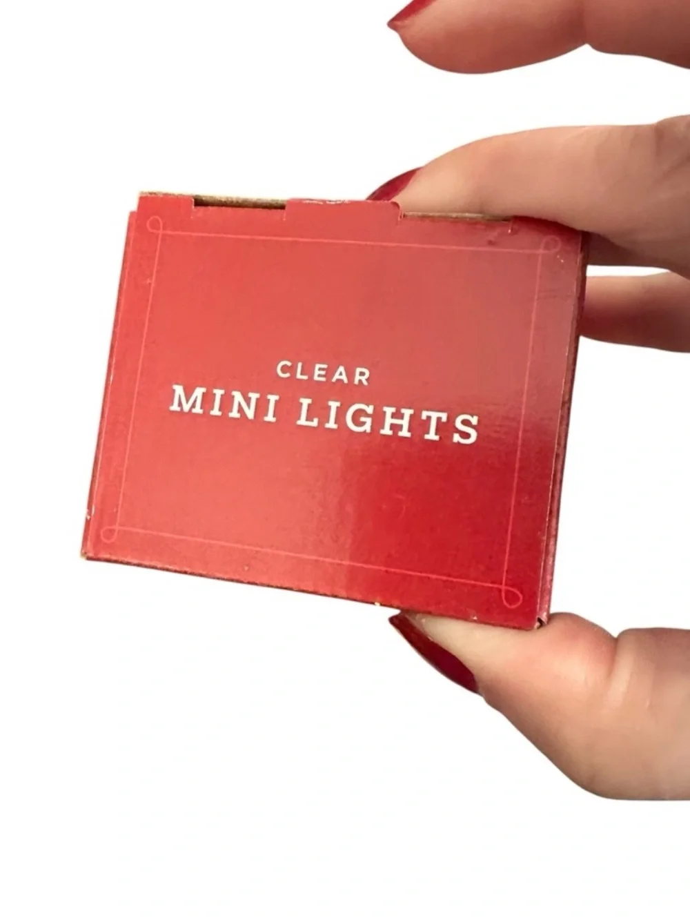 Target Wondershop 50 Clear Mini String Lights White Wire Indoor Outdoor 13ft NIB
